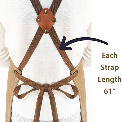 Chef Aprons for Men Women with Oversized Pockets