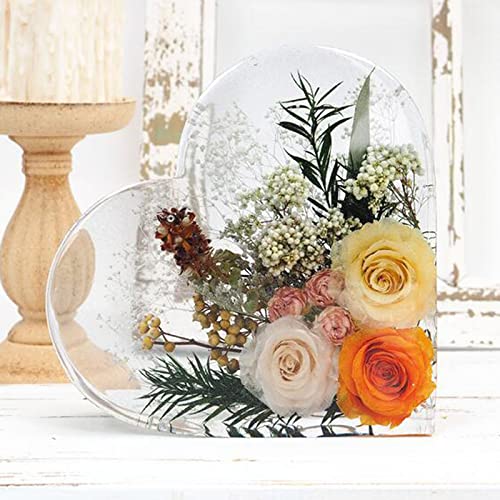 Resin Silicone Molds Large Heart Hexagon Resin Molds Deep Epoxy Resin Mold for Flowers Preservation Resin Art Resin Casting DIY