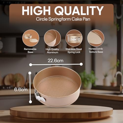 Circle Springform Cake Pan 8.5''