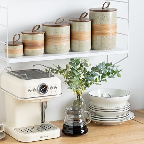 Ceramic Coffee Jar for Coffee Bar