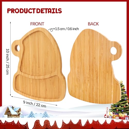 Christmas Hat Bamboo Serving Platter