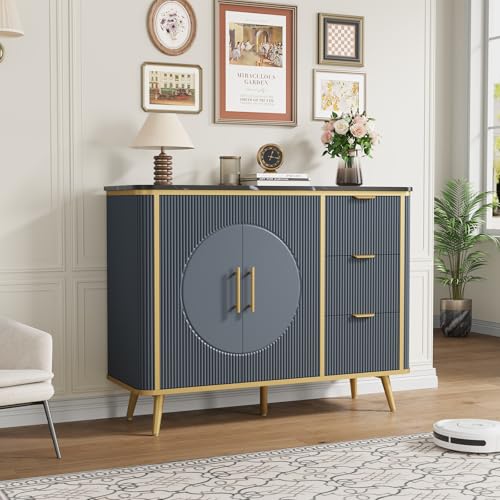 47.3" Modern Buffet Cabinet with Storage
