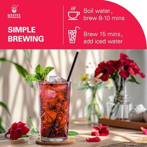 Rosehips Hibiscus Tea Bags 60 Count
