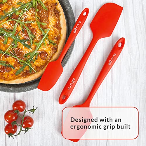 Chef Series 3 Piece Silicone Spatula Set (3 Count)