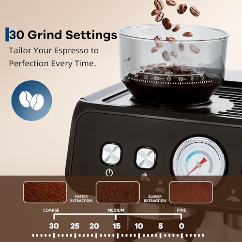 20 Bar Espresso Coffee Machine with Built