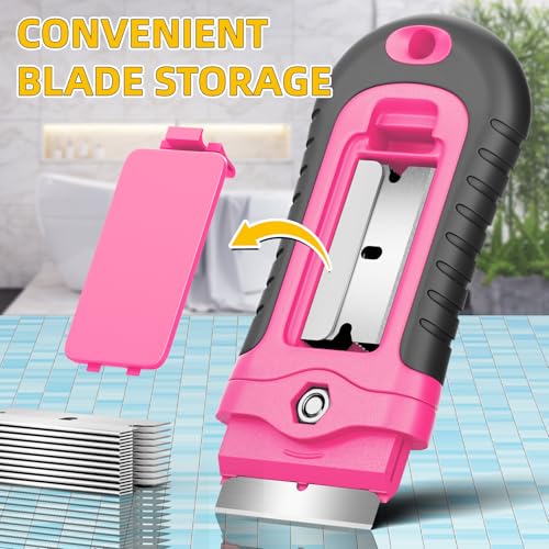 Razor Blade Scraper with 15 Extra Razor Blades