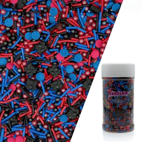 Spider Sprinkles Edible Superhero Cake Decorating Cake Decorations Cupcake Toppers Cookie Decorating Perfect for Cakes (3 Ounce)