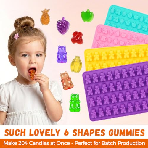 Gummy Bear Mold Silicone (4 Count)