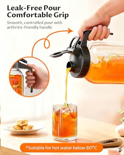 64oz Mason Jar Pitcher