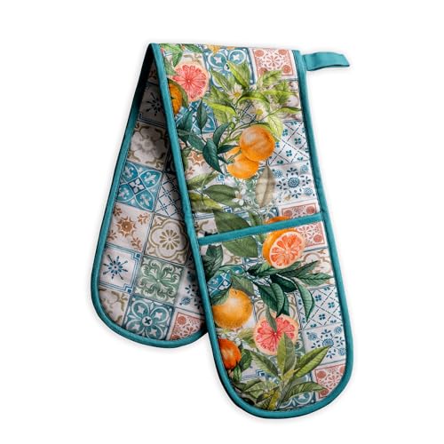 Double Oven Mitts 100% Cotton Double Oven Glove