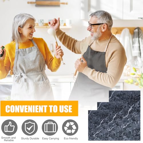 3 Pcs Marble Cutting Board for Kitchen Different Size (3 Count)