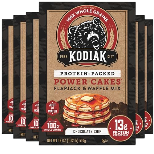 Kodiak Power Cakes Chocolate Chip Pancake & Waffle Mix (108 Ounce)