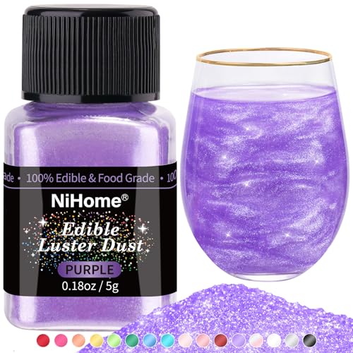 Edible Glitter Luster Dust for Drinks