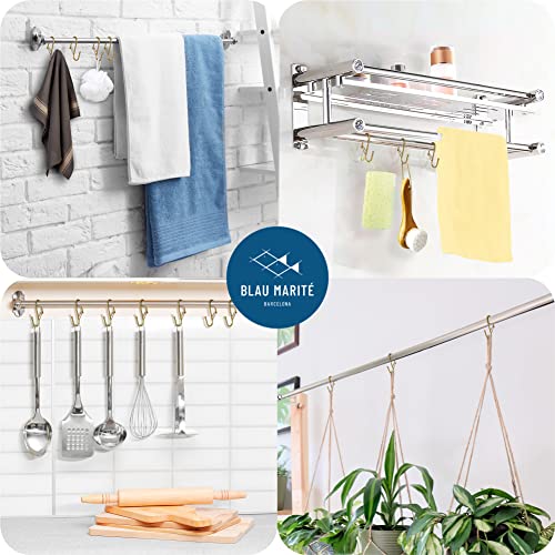 10 Pack Metal S Hooks for Hanging (10 Count)