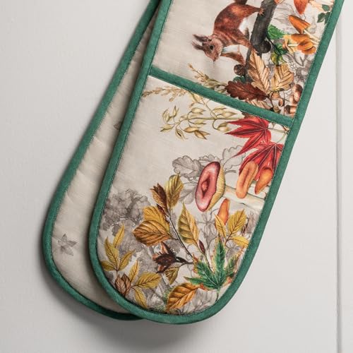 Double Oven Mitts 100% Cotton Double Oven Glove