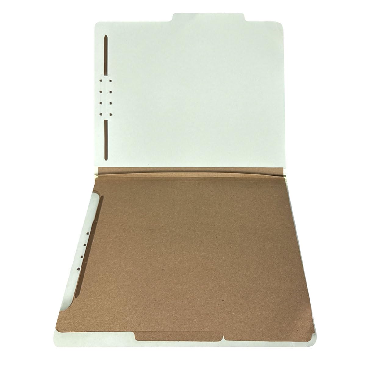 Sturdy Pressboard Classification File Folders with Fasteners (10 Count)