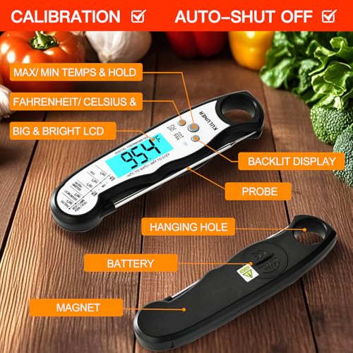 Digital Instant Read Meat Thermometer for Cooking