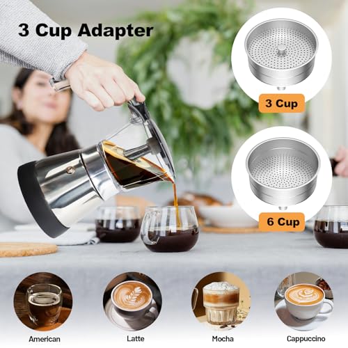 Electric Plastic Clear Moka Pot 3