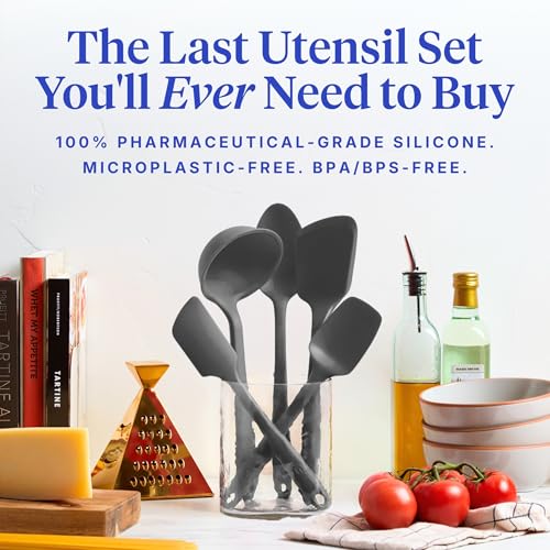 5 Piece Silicone Kitchen Utensils Set (5 Count)