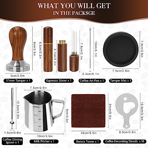 23 PCS Coffee Tamper Set
