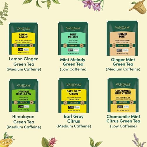 Green Tea Variety Pack Sampler Assortment (36 Count)