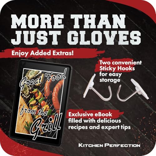 Silicone Smoker BBQ Gloves (2 Count)