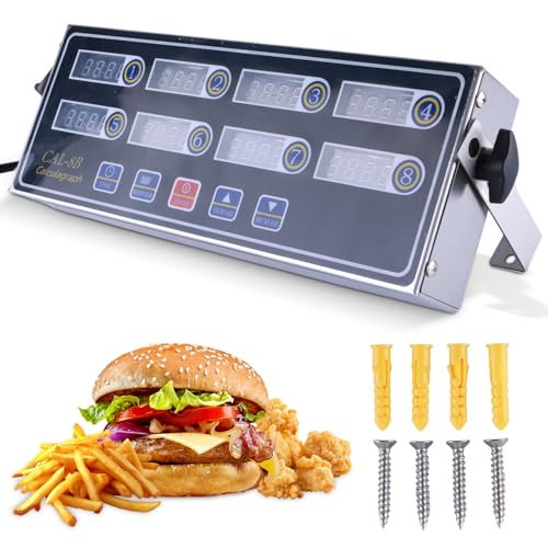 8 Channel Digital Kitchen Timer