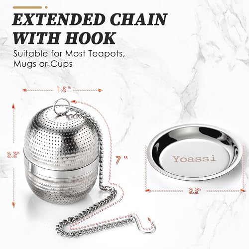 2 Pack Tea Infusers for Loose Tea