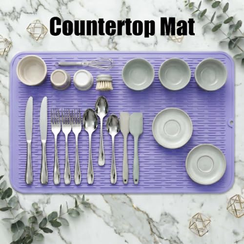 Silicone Dish Drying Mat for Multiple Usage
