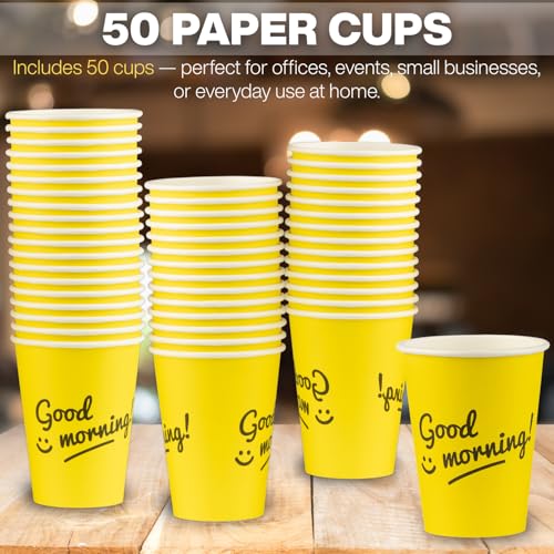 Disposable Coffee Cups (50 Count)
