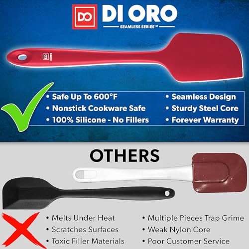 DI ORO Silicone Spatula Set (5 Count)