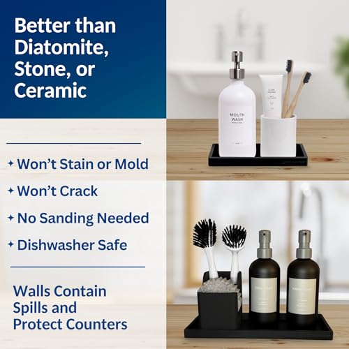 Countertop & Vanity Silicone Tray (2 Count)
