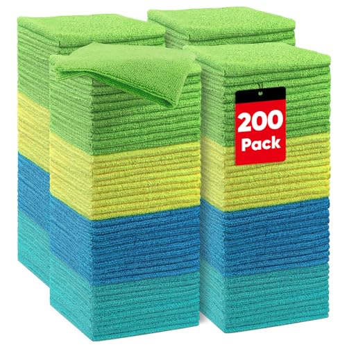 Microfiber Cleaning Cloth 200 PK (200 Count)