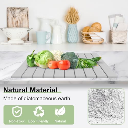 Stone Dish Drying Mat for Kitchen Counter