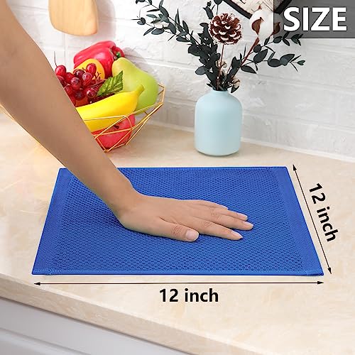 100% Cotton Waffle Weave Kitchen Dish Cloths 8 (8 Count)