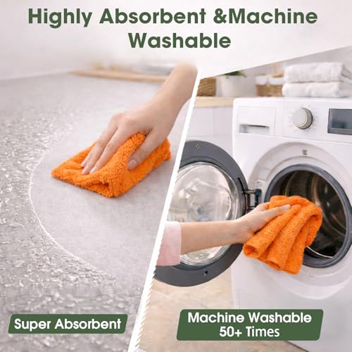 Microfiber Cleaning Cloth Roll (100 Count)