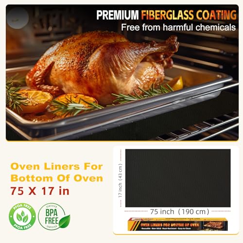 Large Oven Liners for Bottom of Oven
