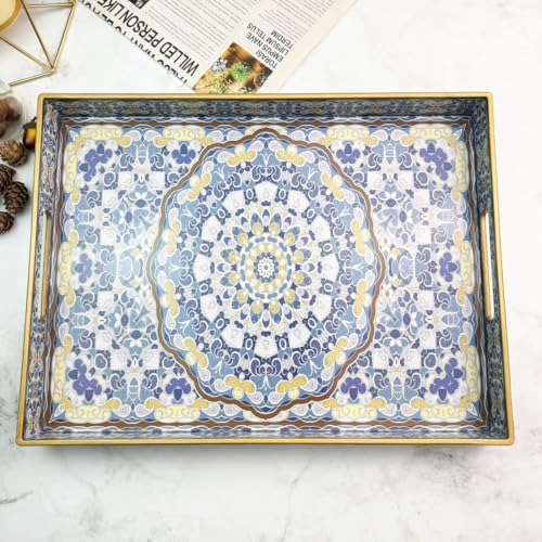 Blue Decorative Tray