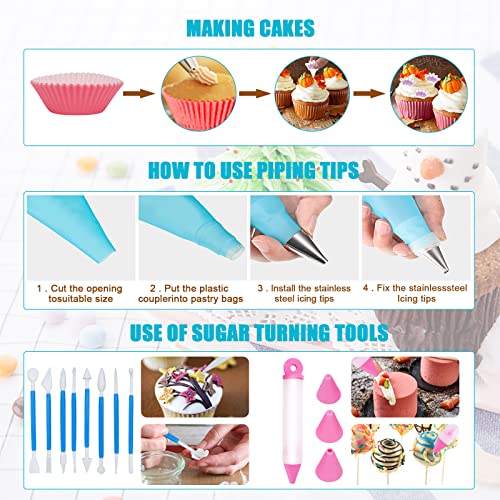 Cake Pop Maker Kit 618Pcs with 5 Silicone Mold Sets