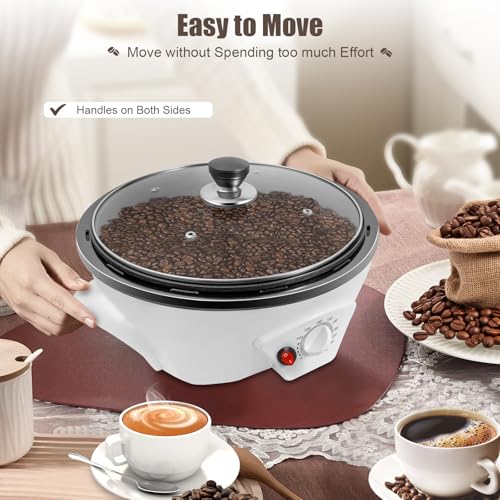500g Coffee Roaster 800W Electric Coffee Bean Roaster with Non