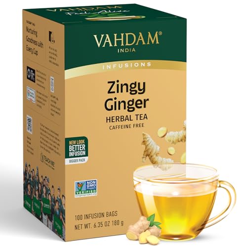 Ginger Tea 100 Teabags (100 Count)