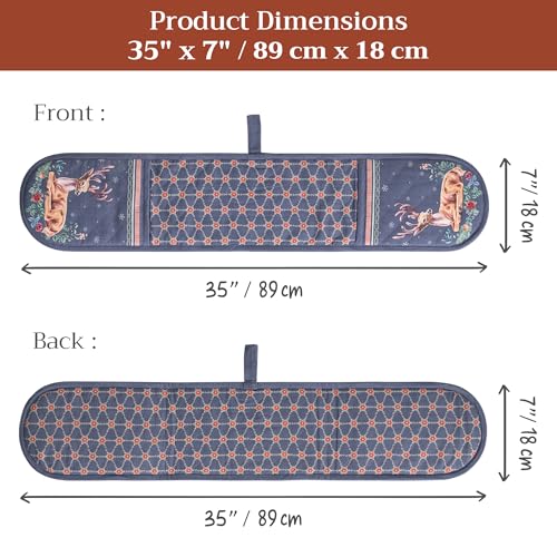 Double Oven Mitts 100% Cotton Double Oven Glove