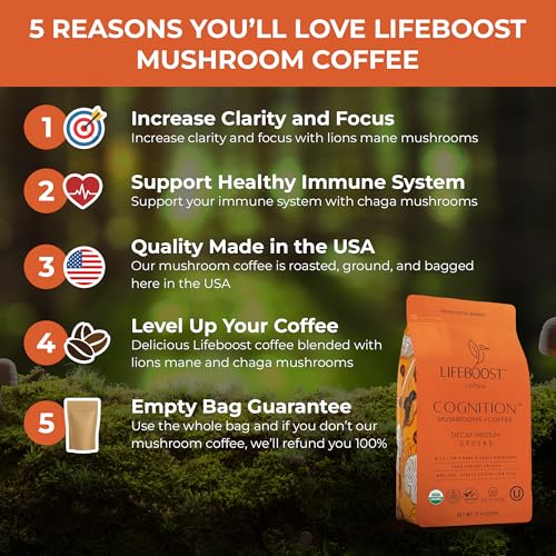 Cognition Decaf Focus Coffee for Calm Energy (12 Ounce)
