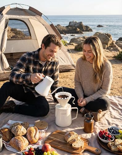 Stainless Pour Over Coffee Maker Set