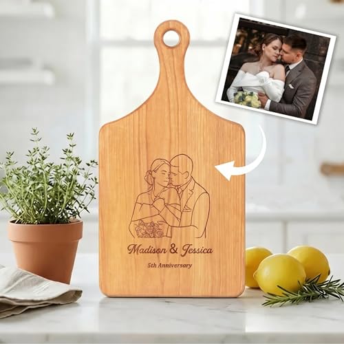 Personalized Portrait Cutting Board