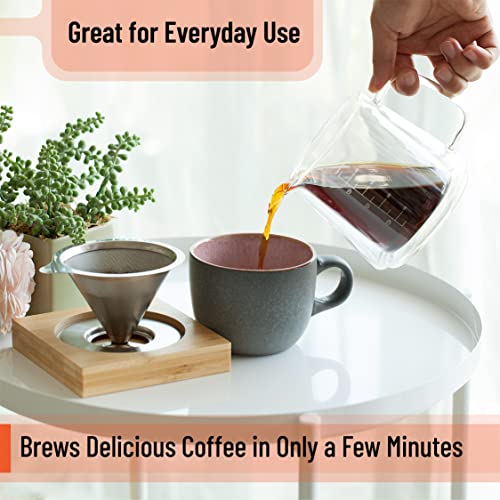BTaT Pour Over Coffee Maker Set
