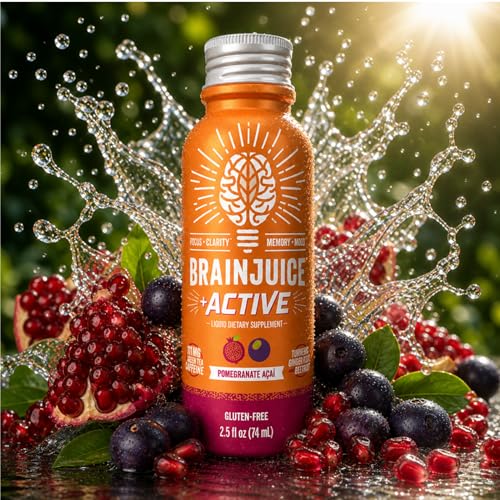 Active Pomegranate Acai Nootropic Supplement Shot (30 Fl Oz)