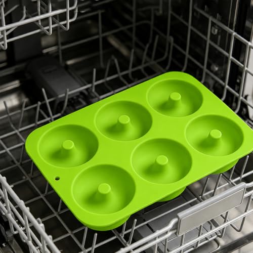 Non Stick Silicone Donut Pan 2Pack (2 Count)