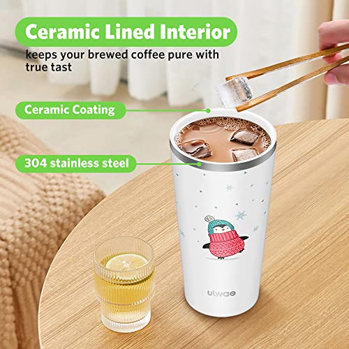 Insulated Coffee Mug with Ceramic Coating