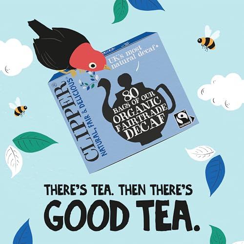 Clipper Organic Decaf Fairtrade Black Tea (80 Count)